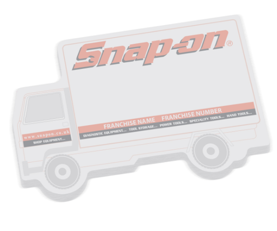 Picture of Van shaped sticky pad