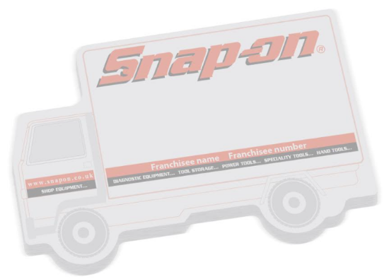 Picture of Van shaped sticky pad