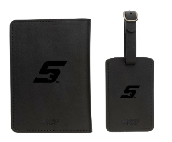 Picture of Swiss Peak passport wallet and luggage tag gift set