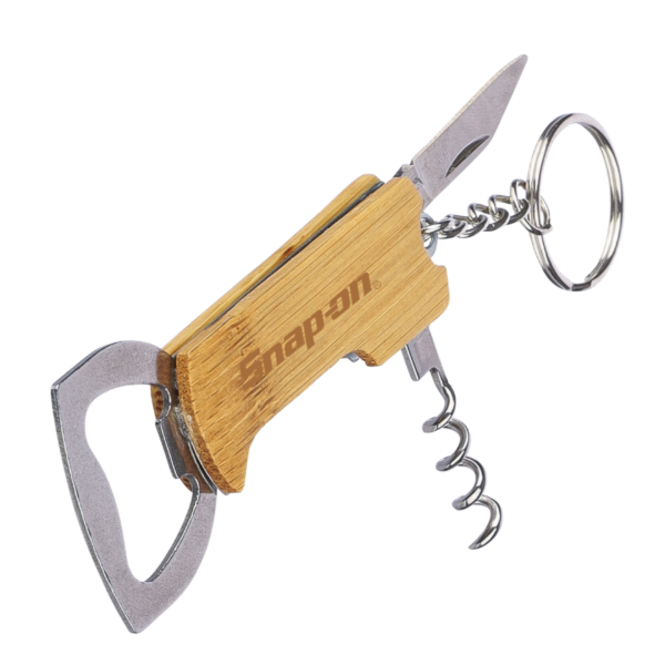 Picture of Bamboo Bottle Opener Keyring
